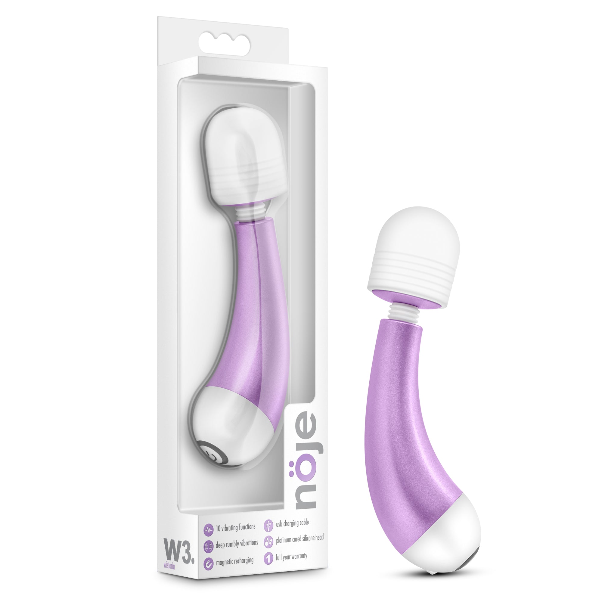 Noje W3 Wisteria Petite 5.25 Inch Pleasure Wand Secondary image