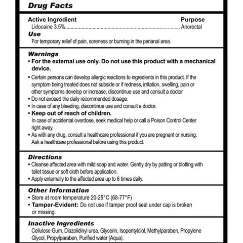 Numb Desensitizing Water-Based Lubricant with Lidocaine – Soothing Intimate Lubricant > Lube > Water Based