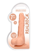 RealRock 7 Inch Realistic Dildo with Balls – Lifelike Phthalate-Free Dildo > Dildos > Realistic Dildos