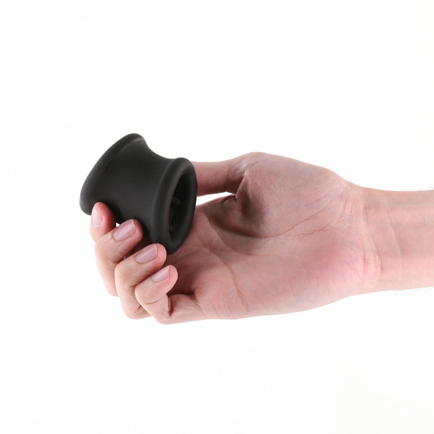 Renegade Suave Ball Stretcher Black > Sex Toys For Men > Ball Stretchers