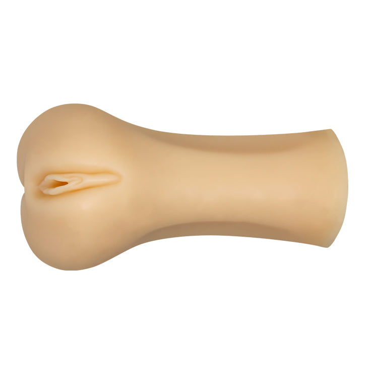 Crazy Bull Modesty Vagina Stroker 6 Inch Realistic Skin Tone Adult Toy Strokers - Manual