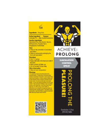 Achieve: Prolong 2 Oz Spray for Extended Pleasure Default Title ENHANCERS
