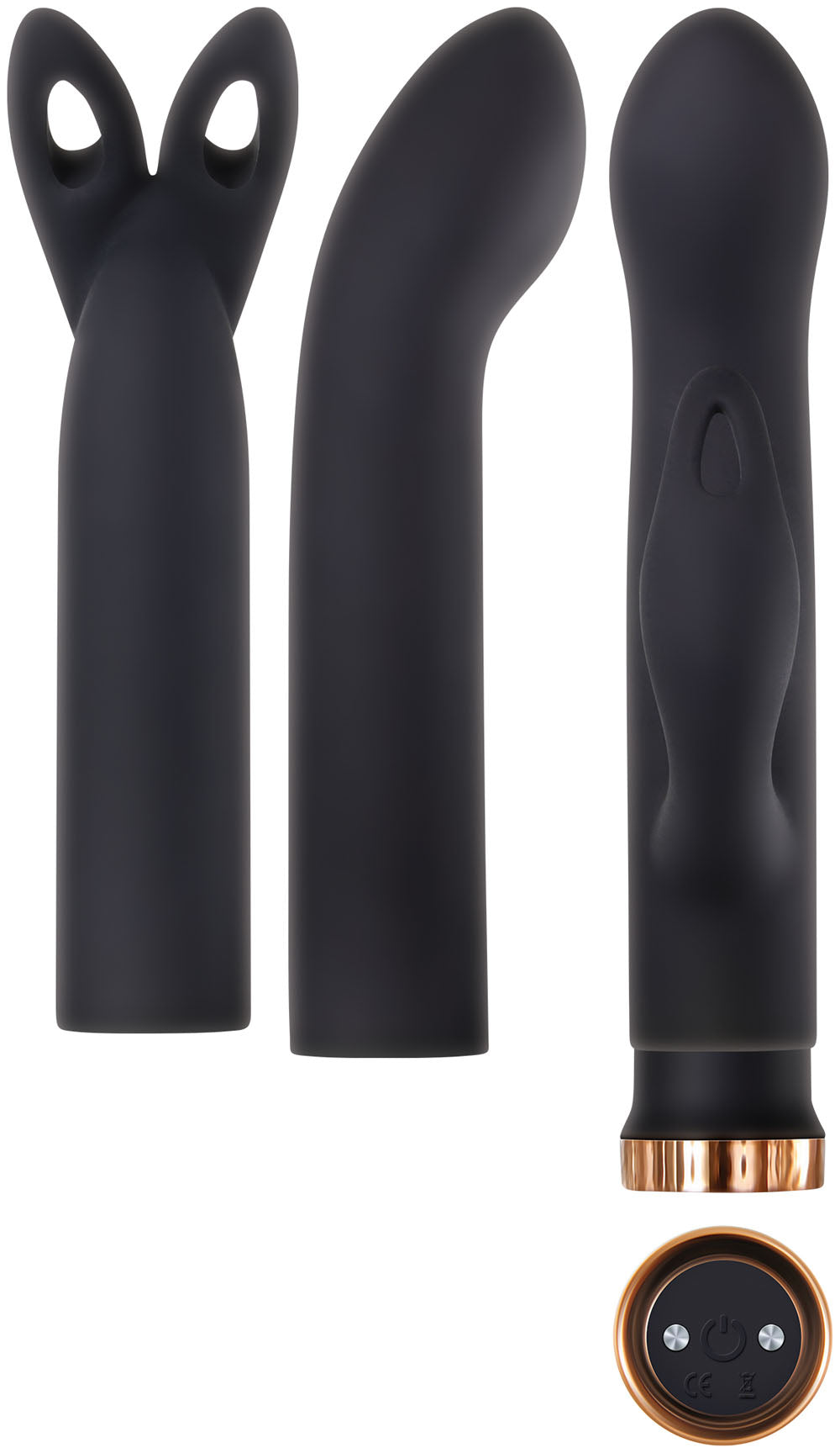 Evolved Four Play Bullet With Three Sleeves > Vibrators > Mini Vibrators