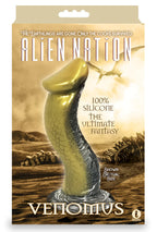 Alien Nation Venomus 8.5 Inch (Silver Gold) Fantasy Silicone Dong Gold > Dildos > Fantasy