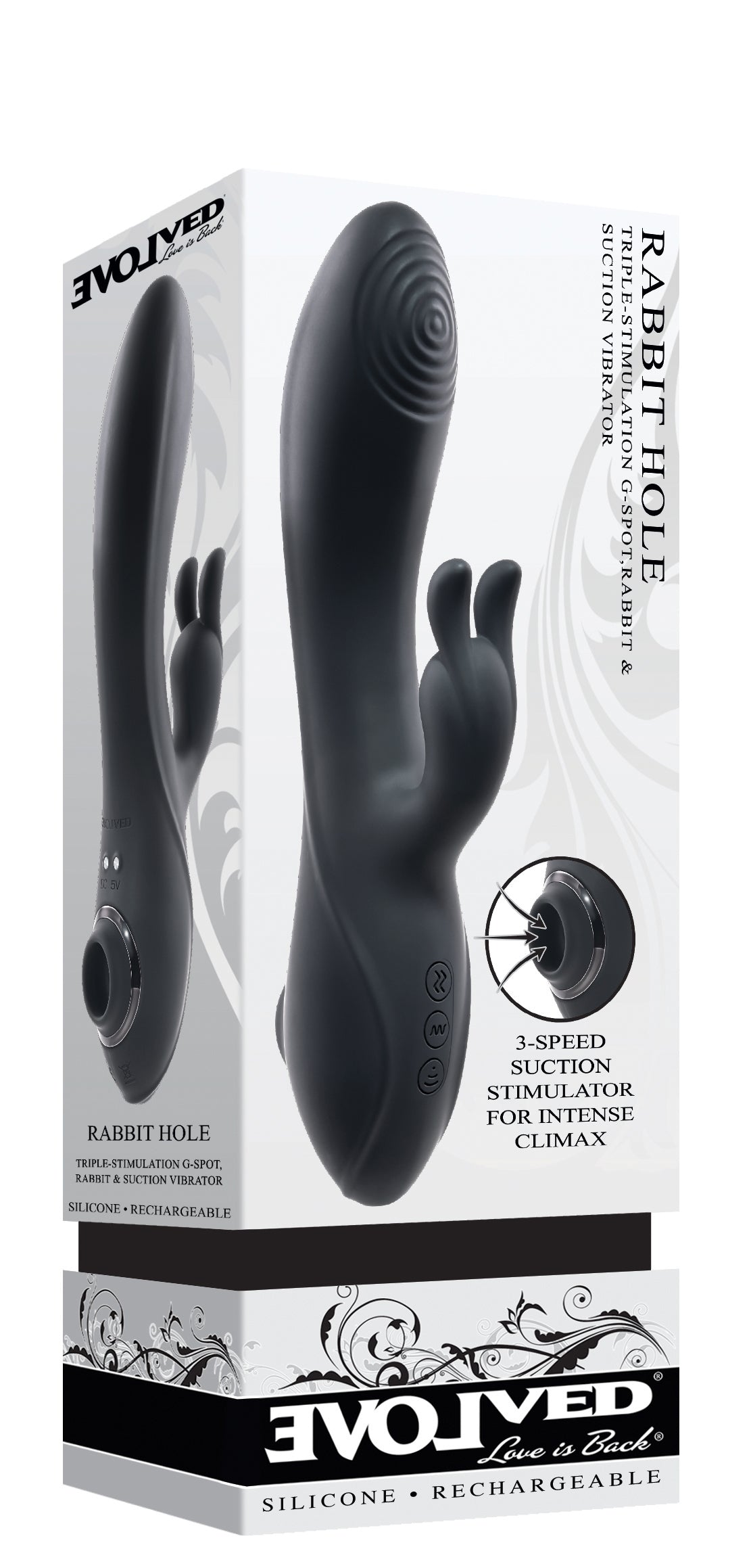 Evolved Rabbit Hole 21.2 Centimeter Rabbit Vibrator > Vibrators > Ladies > Rabbit