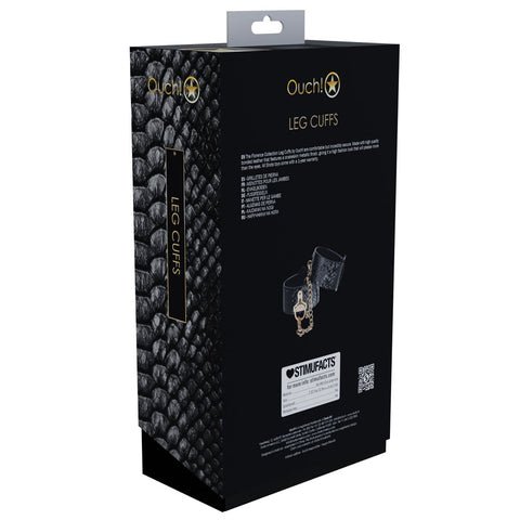 Ouch Florence Collection Leg Cuffs Elegant Ankle Restraints > Bondage Gear > Restraints