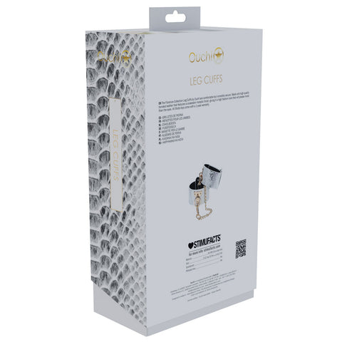 Ouch Florence Collection Leg Cuffs for Stylish Restraint and Comfort > Bondage Gear > Restraints