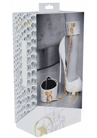 Ouch Florence Collection Leg Cuffs for Stylish Restraint and Comfort White > Bondage Gear > Restraints