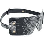 Ouch Florence Collection Bonded Leather Blindfold - Luxury Intimate Accessory > Bondage Gear > Blindfolds
