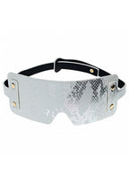 Ouch Florence Collection Bonded Leather Blindfold Sensual Intimacy Accessory White > Bondage Gear > Blindfolds