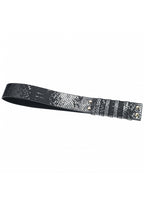 Ouch Florence Collection Snakeskin Pattern Paddle Impact Play Accessory Black > Bondage Gear > Paddles