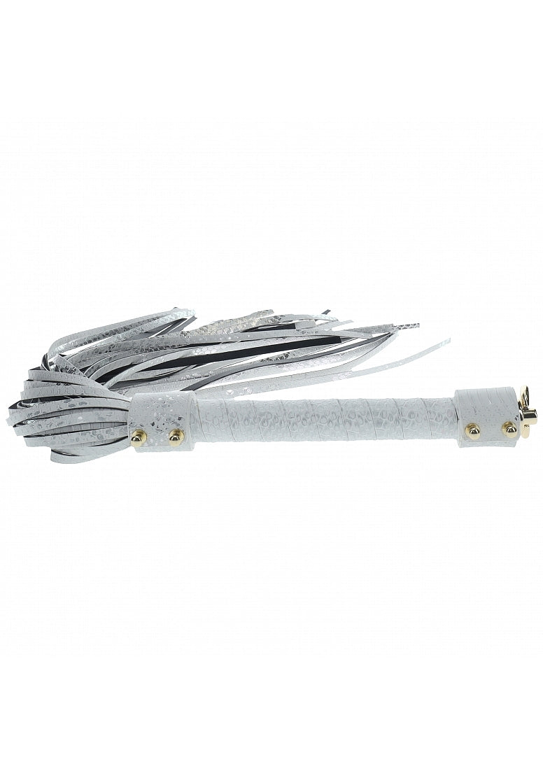 Ouch Florence Collection Flogger - White White > Bondage Gear > Whips & Floggers