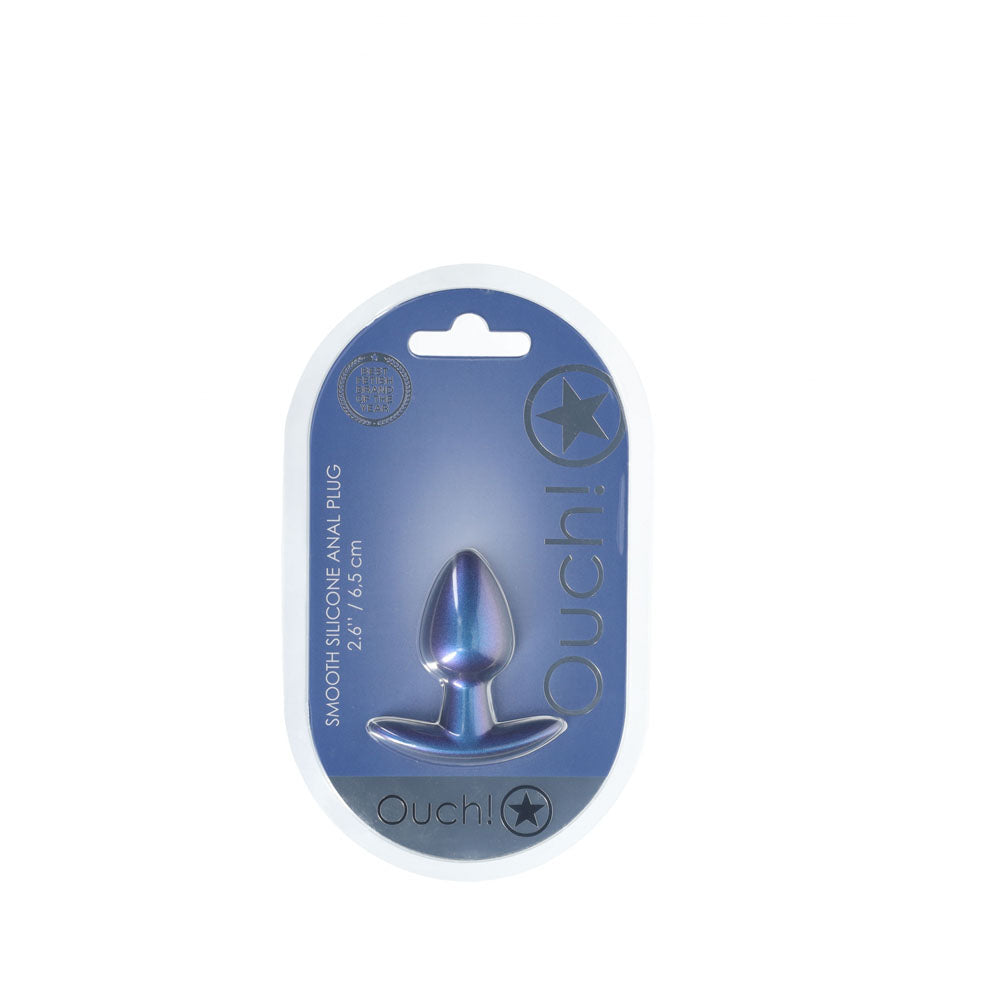 Ouch Anal Plug Small Metallic 6.5 cm Butt Plug Butt Plugs