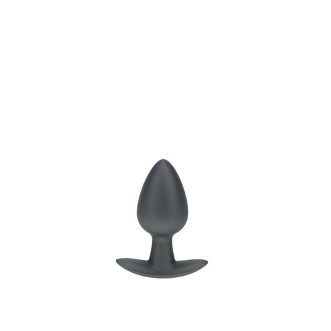 Ouch Anal Plug Medium Gun Metal Grey 3.1 Inches Butt Plug Butt Plugs