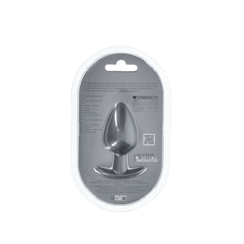 OUCH Anal Plug Large 8.9 cm Gun Metal Grey Butt Plug Butt Plugs