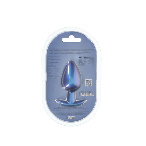 Ouch Anal Plug Large Metallic 8.9 cm Butt Plug Butt Plugs