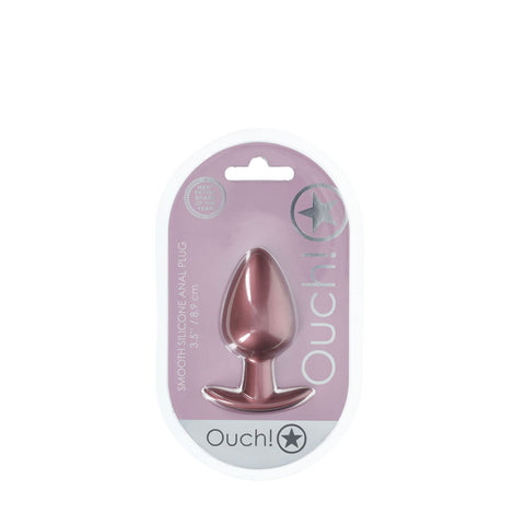 Ouch Anal Plug Large Rose Gold 8.9 cm Butt Plug Butt Plugs