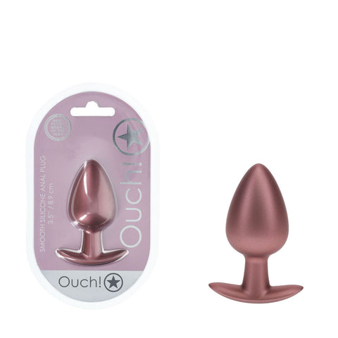Ouch Anal Plug Large Rose Gold 8.9 cm Butt Plug Default Title Butt Plugs