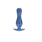 OUCH! Curvy Anal Plug 11.7 cm Metallic Blue Silicone Butt Plug > Anal Range > Butt Plugs