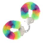 OUCH Heavy-Duty Fluffy Cuffs Multicolour 1 Default Title > Bondage Gear > Handcuffs