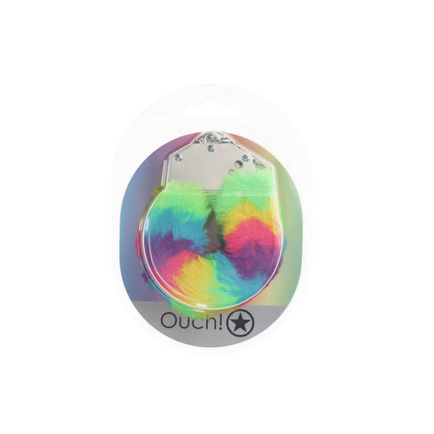 OUCH Heavy-Duty Fluffy Cuffs Multicolour 1 for Fun Restraint > Bondage Gear > Restraints