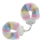 OUCH! Heavy-Duty Fluffy Cuffs Multicolour 2 Restraints Default Title > Bondage Gear > Handcuffs