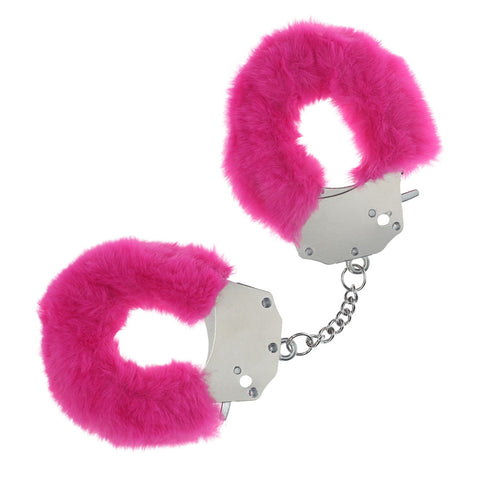 Ouch Heavy Duty Fluffy Cuffs Pink Fluffy Restraints for Intimate Adventures Default Title > Bondage Gear > Restraints