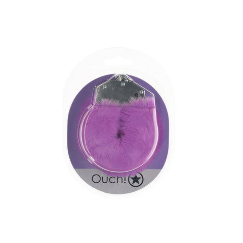 Ouch Heavy Duty Fluffy Cuffs Purple Fluffy Restraints for Intimate Adventures > Bondage Gear > Restraints