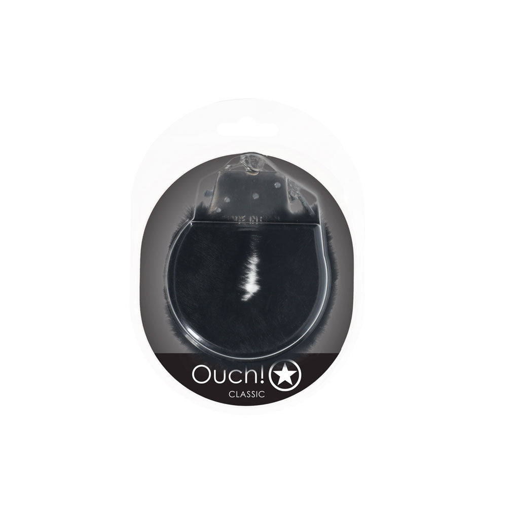 Ouch Classic Fluffy Cuffs – Fluffy Handcuff Restraints Secondary image