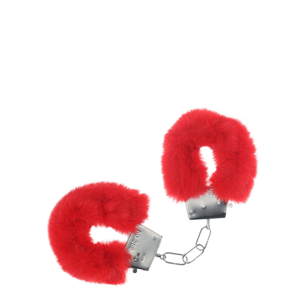Ouch Classic Fluffy Cuffs – Fluffy Handcuffs Restraints Red > Bondage Gear > Handcuffs Main image