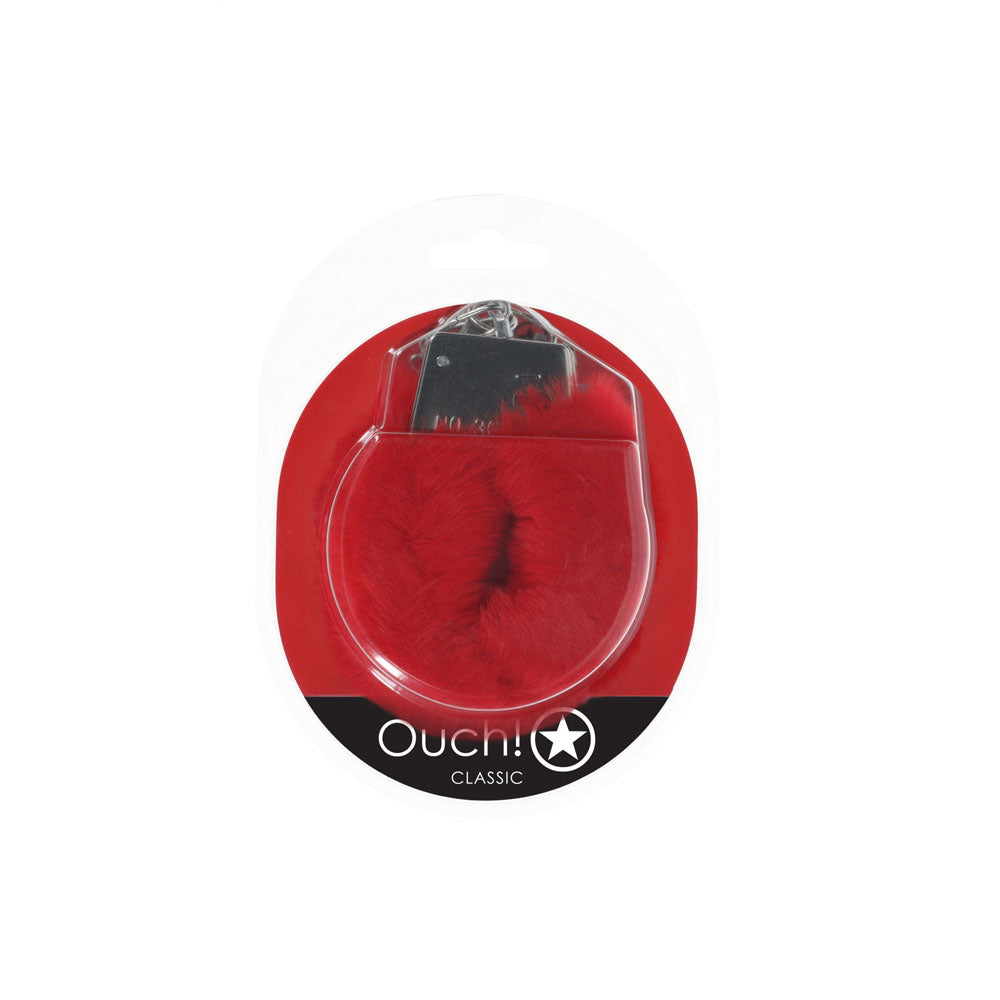 Ouch Classic Fluffy Cuffs – Fluffy Handcuffs Restraints Secondary image