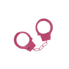 Ouch Classic Metal Cuffs Pink Restraints Default Title > Bondage Gear > Handcuffs