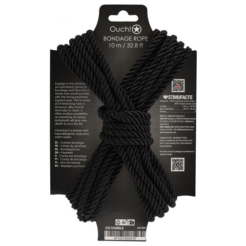 Ouch Bondage Rope – Nylon 10 Metre Length Rope Rope
