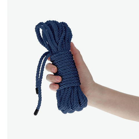 Ouch Bondage Rope 10 Meter Navy Nylon Bondage Rope for Adventurous Nights BONDAGE-TOYS