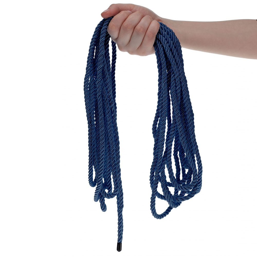 Ouch Bondage Rope 10 Meter Navy Nylon Bondage Rope for Adventurous Nights BONDAGE-TOYS