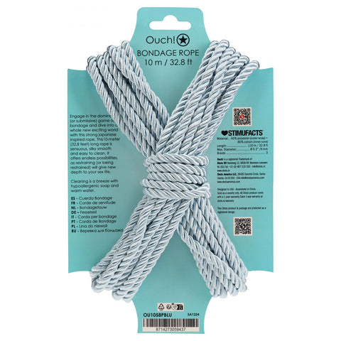 Ouch Bondage Rope 10 Metre Powder Nylon Restraint Rope BONDAGE-TOYS