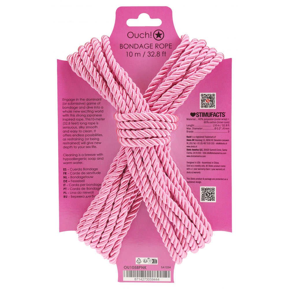 Ouch! Bondage Rope – Japanese Inspired Nylon Bondage Rope 10 Meter Length Bondage Accessory > Bondage Gear > Rope