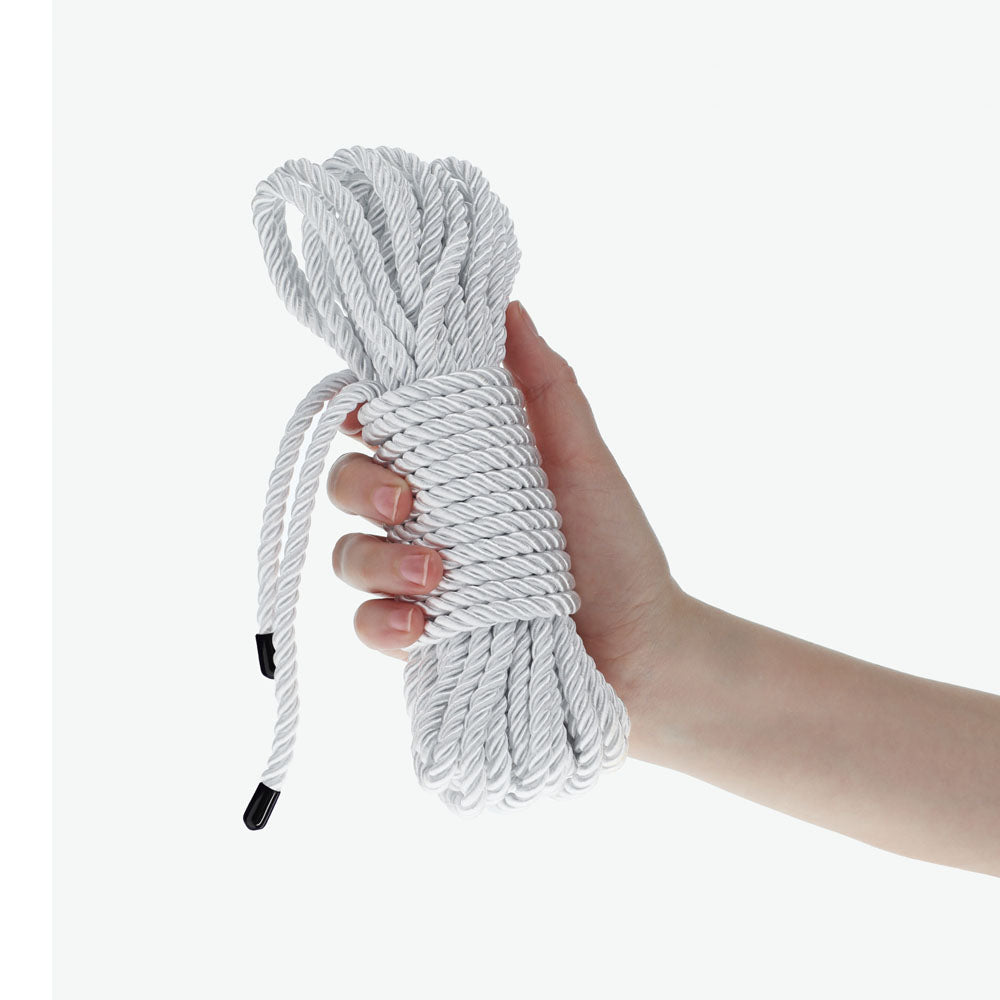 Ouch Bondage Rope 10 Meter Soft Silver Nylon Bondage Rope BONDAGE-TOYS