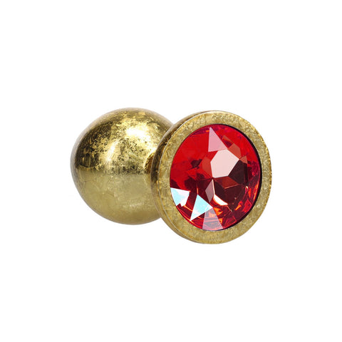 Ouch Milan Collection Metal Anal Plug Set Gold Butt Plugs with Gem Bases Set of Three Sizes > Anal Range > Jewel Butt Plugs