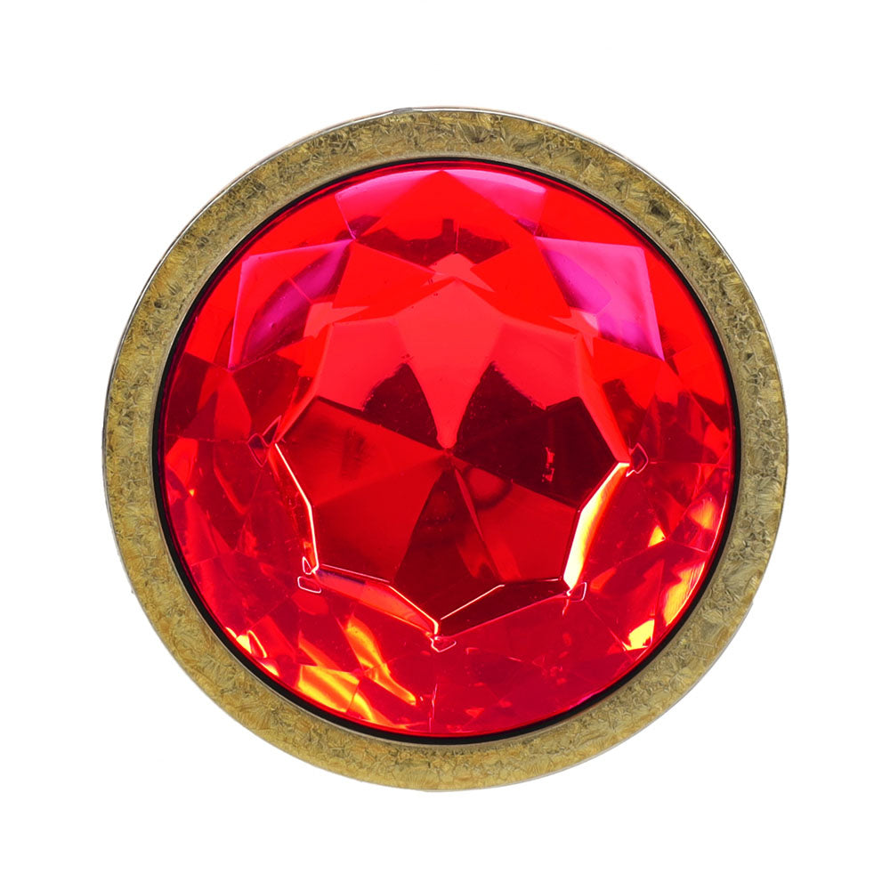 Ouch Milan Collection Metal Anal Plug Set Gold Butt Plugs with Gem Bases Set of Three Sizes > Anal Range > Jewel Butt Plugs