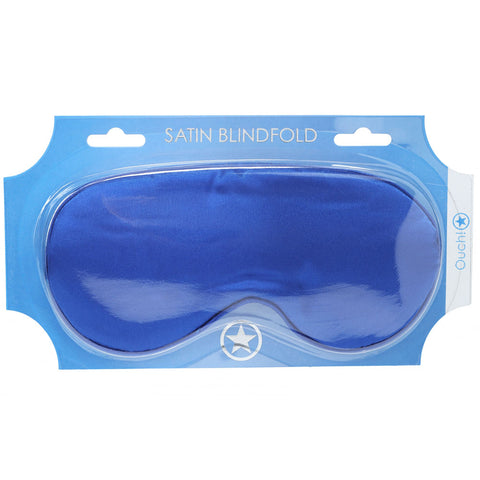 Ouch! Satin Mask (Royal) – Luxury Eye Mask Blue > Bondage Gear > Blindfolds