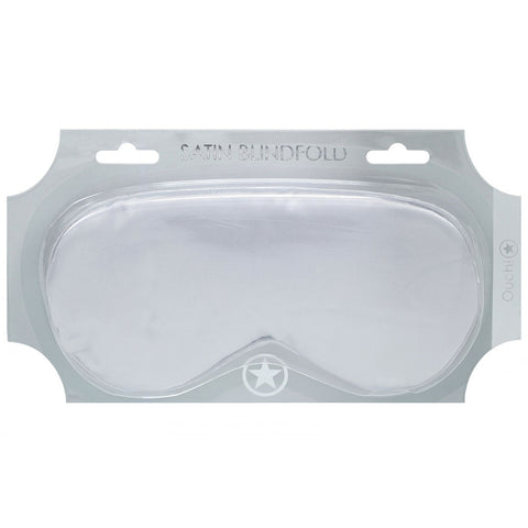 Ouch! Satin Mask (Silver) – Luxury Eye Mask Silver > Bondage Gear > Blindfolds
