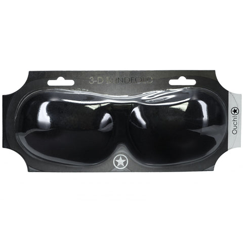 Ouch 3D Mask – Luxury Contoured Eye Mask Black > Bondage Gear > Blindfolds