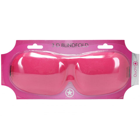 OUCH 3D Mask – Luxury Contoured Eye Mask for Sensory Play Pink > Bondage Gear > Blindfolds
