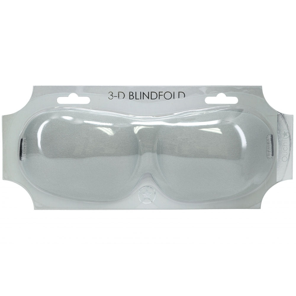 Ouch 3D Mask (Silver) – Luxury Silver Eye Mask Secondary image