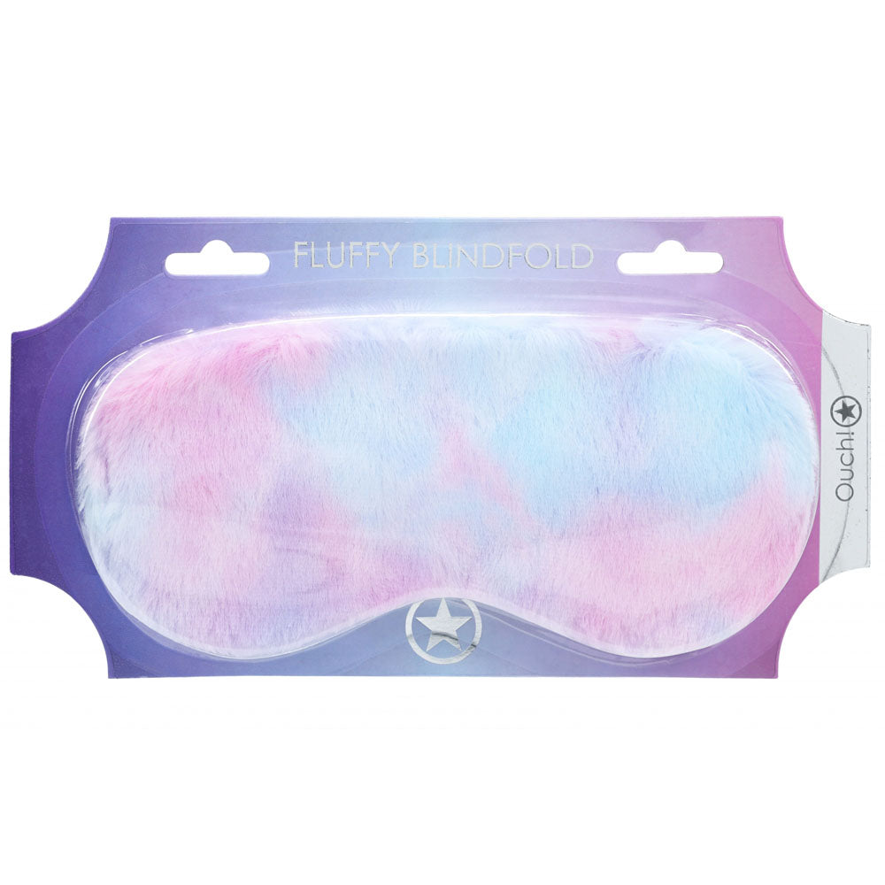 Ouch! Fluffy Mask (Multicolor) – Soft Fluffy Eye Mask Coloured > Bondage Gear > Blindfolds
