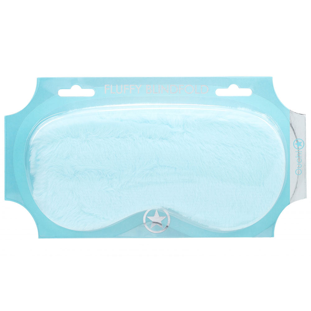 Ouch! Fluffy Mask (Powder Blue) – Soft Eye Mask Secondary image