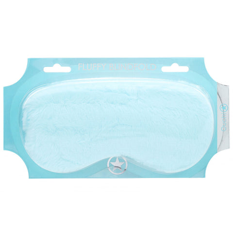 Ouch! Fluffy Mask (Powder Blue) – Soft Eye Mask Black > Bondage Gear > Blindfolds
