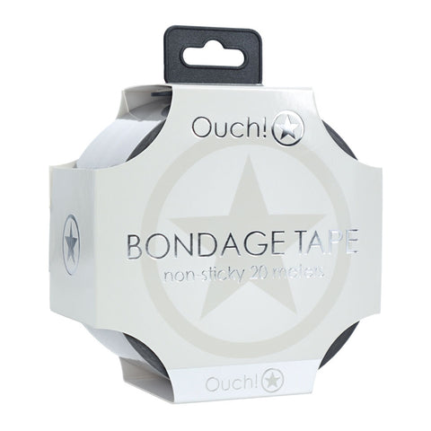 Ouch! Silver PVC Non-Stick Bondage Tape – 20 Metres Restraint Tape > Bondage Gear > Tape
