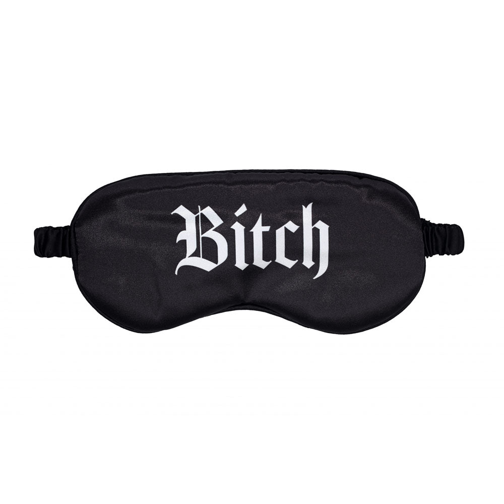 Ouch Satin Mask (Bitch) – Printed Eye Mask Secondary image